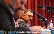 مناظره سعید لیلاز و عبدالرضا داوری در دانشگاه صنعتی اصفهان درباره فاز دوم هدفمندی(عکس:امیرحسن زاده)